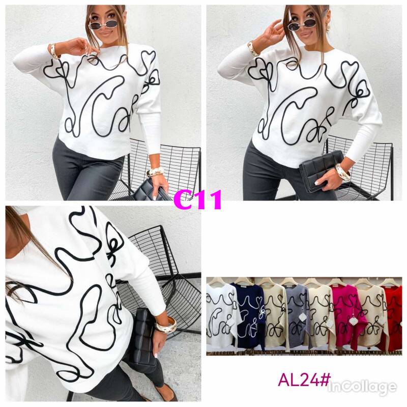 Bluzki damskie Roz L-3XL, Mix Kolor .Paczka 10 szt